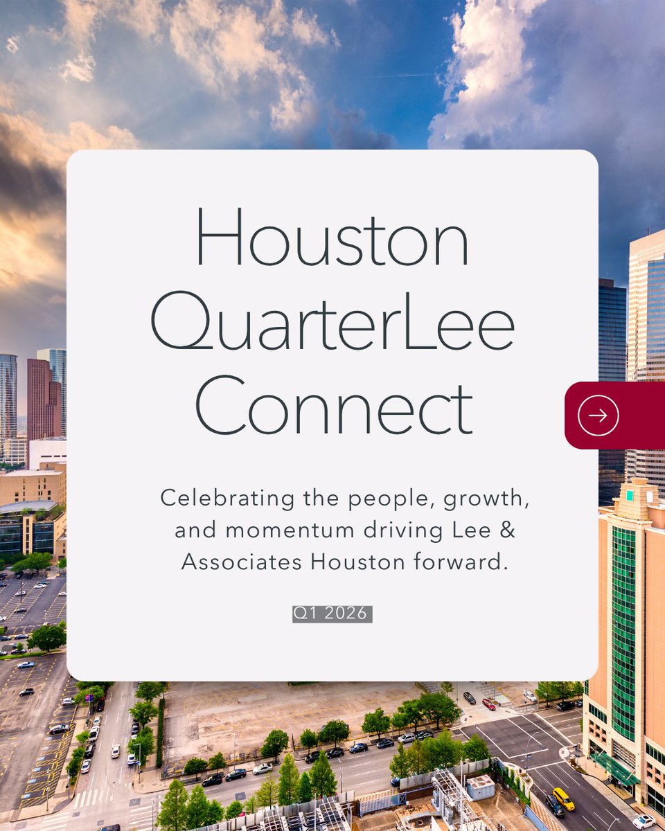 LeeAssociateHOU's tweet photo. QuarterLee Connect is back

Big congratulations to our award winners and Q1 Top Producers for continuing to drive the growth, culture, and momentum at Lee &amp; Associates Houston.

 Excited for what’s ahead. 

#LeeAssociates #HoustonCRE #CRE #CompanyCulture #Leadership https://t.co/YD3gXJnrGA