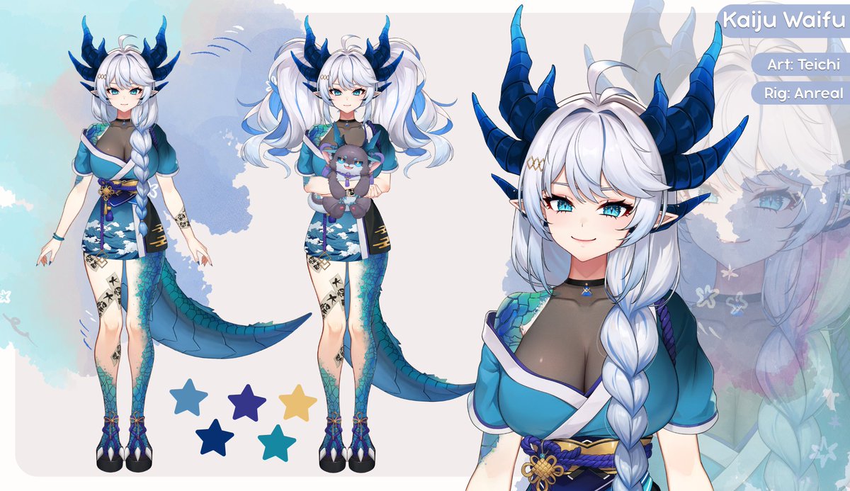 Kaiju Waifu | Maki 🌊💙 DEBUT MAY 22 tweet media