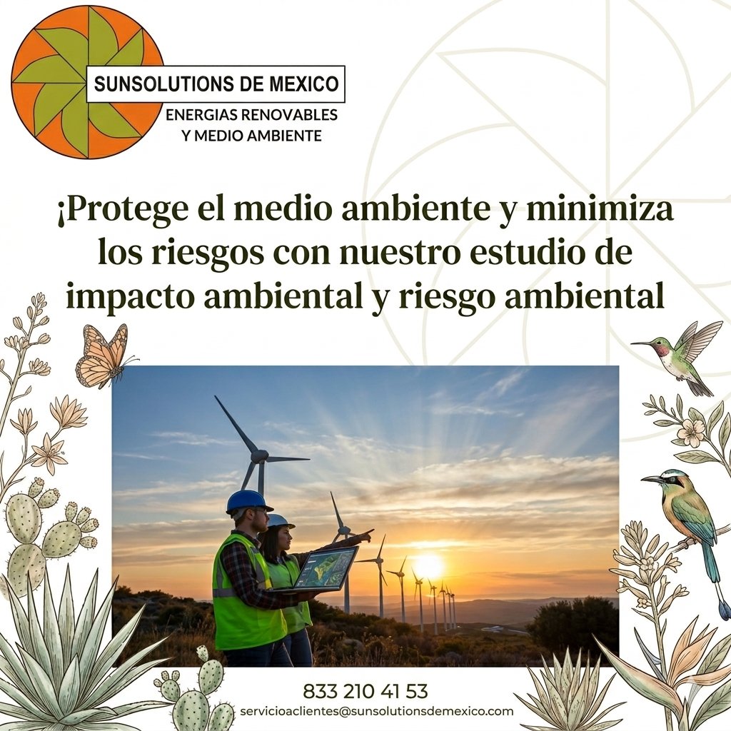 sunsolutions1's tweet photo. Nuestros estudio de impacto ambiental y riesgo ambiental puede ayudar a:
° Identificar y mitigar los impactos ambientales negativos.
° Evaluar y gestionar los riesgos ambientales.
° Cumplir con las regulaciones y normas ambientales.
¡Contacta con nosotros ahora mismo! https://t.co/6sNadLpR0W