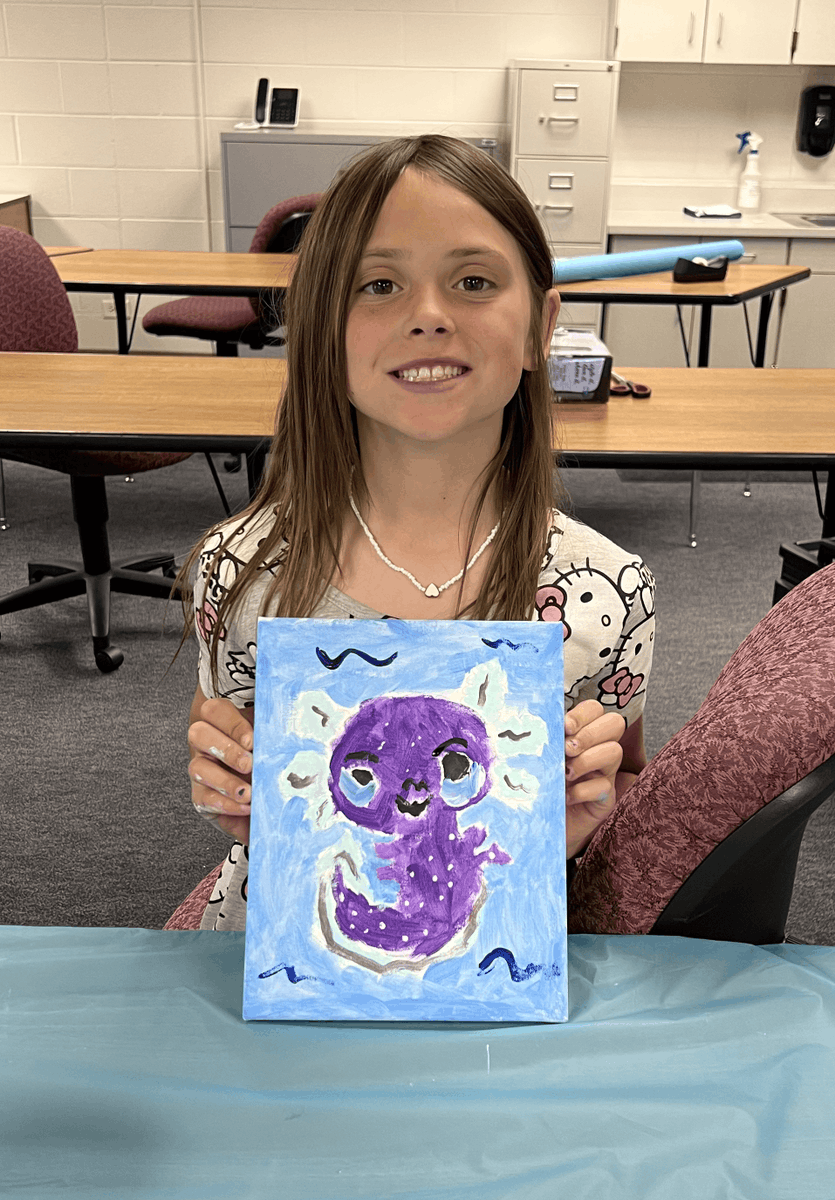 OwatonnaCommEd's tweet photo. Turns out every axolotl from the Adorable Axolotls class was, in fact, absolutely adorable. A big thank-you goes to instructor, Deb!

#OwatonnaCommTogether #OwatonnaProud https://t.co/zFzIToOTOT