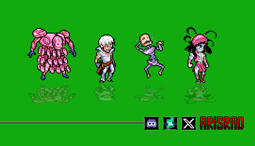 ArisRad1's tweet photo. Part 2 . Recent commission for a bunch of jojo steel ball run characters and stands .
#ドット絵 #pixelart #jojobizarreadventures #jojo #sandman #part7 #steelballrun #swl #ulsw #animation #gamedev #indiedev https://t.co/pHNByWkfZc