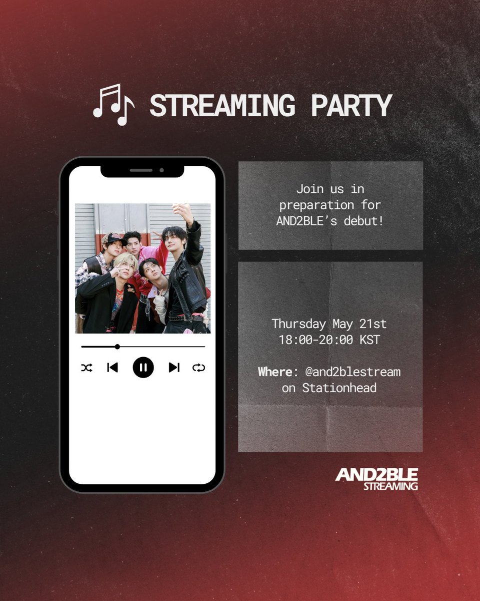 AND2BLE STREAMING TEAM tweet media