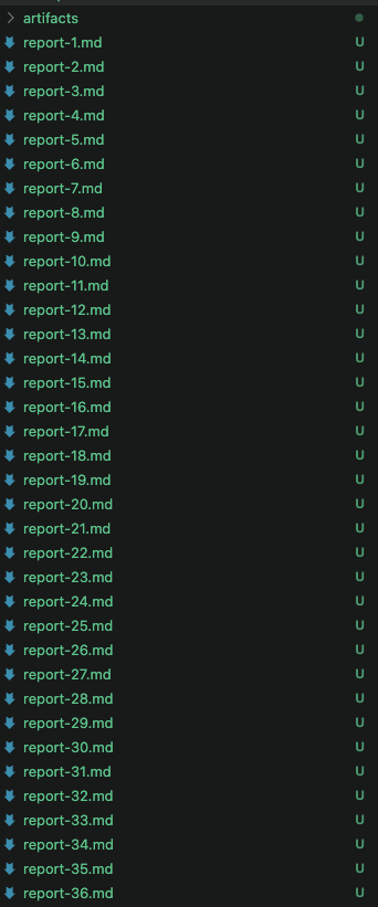 altudev's tweet photo. Codex’e /goal komutuyla uygulamanın admin dashboard’undaki 58 sayfanın tamamını kontrol etmesini ve her sayfa için bulduğu hata, bug ve benzeri konularla ilgili ayrı ayrı rapor oluşturmasını söyledim.

Şu ana kadar 1 saat 15 dakikadır çalışıyor ve toplam 36 rapor üretmiş durumda. :)