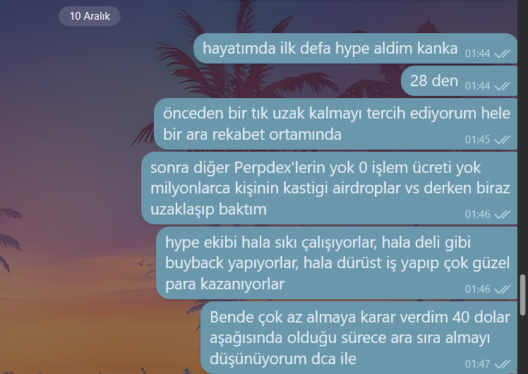 OrkunMainnet's tweet photo. $28'den $23'e $23'den $32'ye kadar düzensiz şekilde her seviyeden biraz biraz aldığım $HYPE'ların bir kısmını $46-48 arasından kademeli satmaya başlıyorum. https://t.co/RGwLKF23EQ