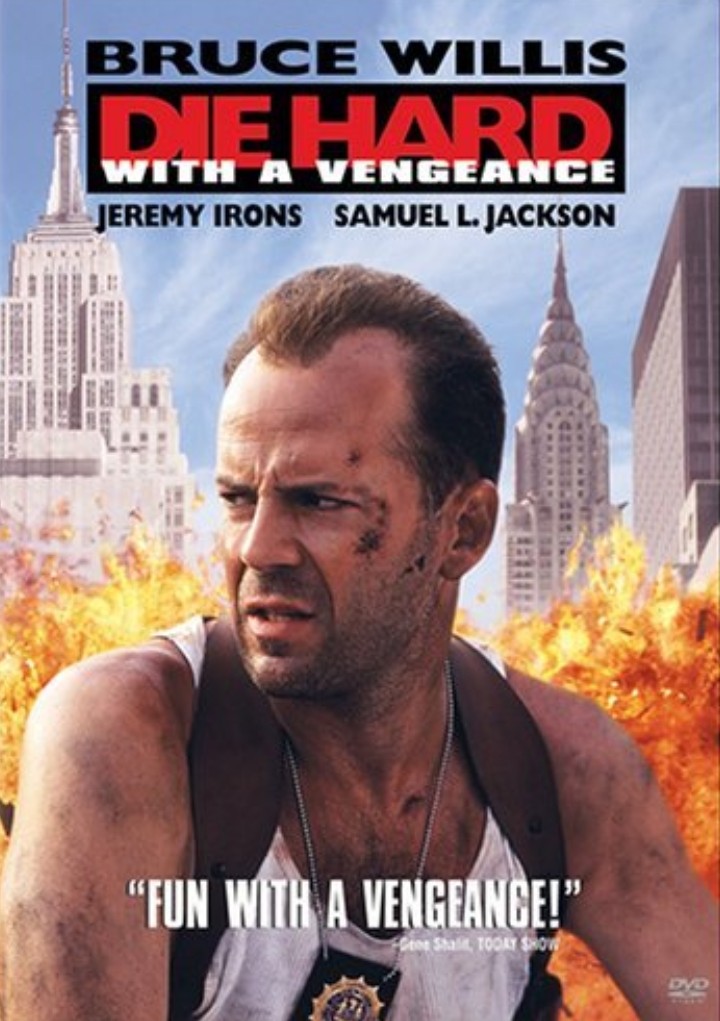 Gamerman_0's tweet photo. Die Hard with a Vengeance Released 31 Years Ago Today on May 19th 1995
#DieHard #DieHardwithaVengeance #BruceWillis #JohnMcClain #SamuelLJackson #JeremyIrons https://t.co/HeF7fUFlmS