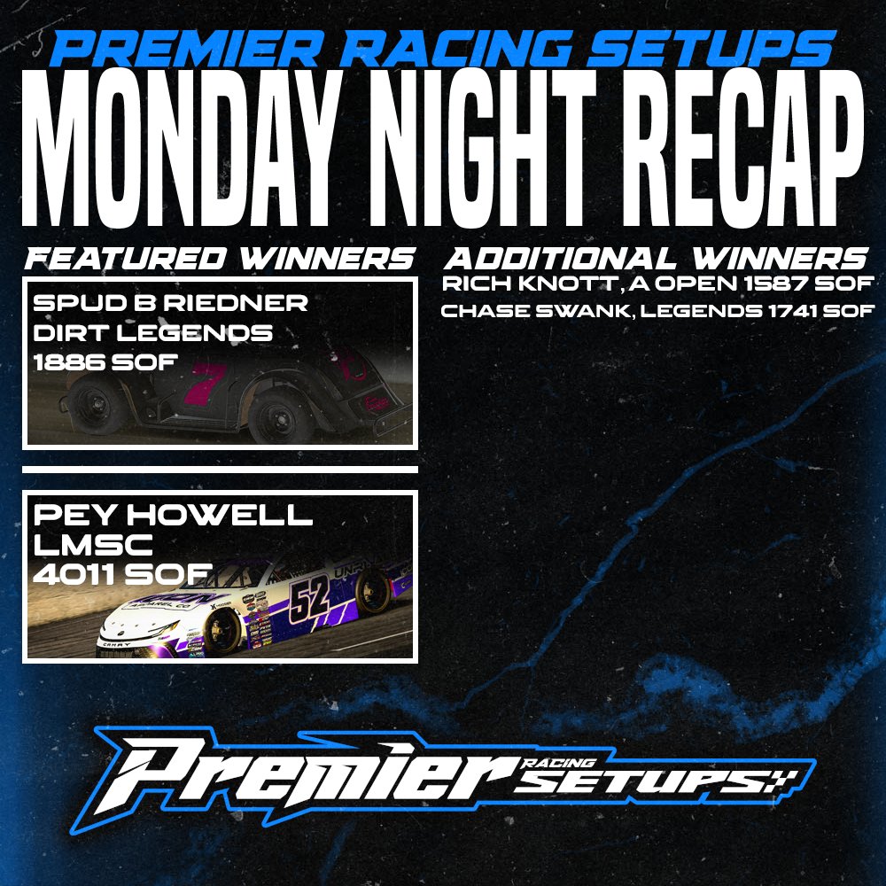 Premier Racing Setups tweet media