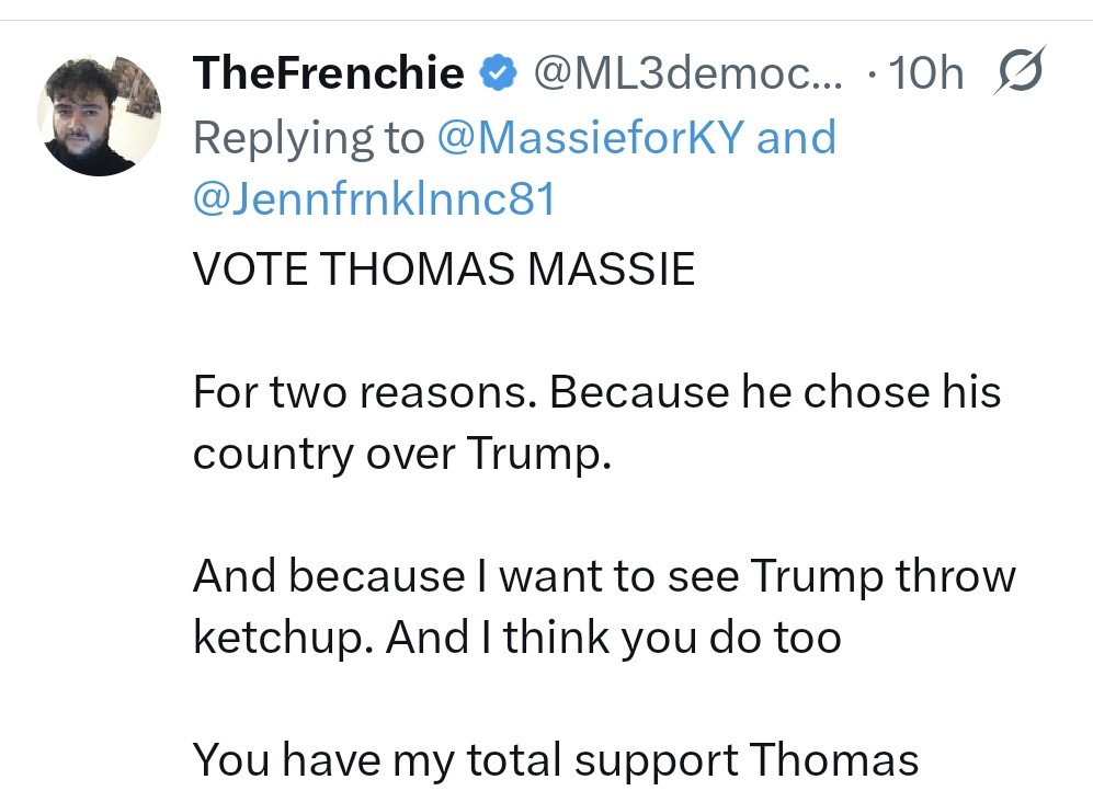 Brandon44759968's tweet photo. @MassieforKY If this thing is endorsing massie!!!!
Find something ealse!!!!!!! https://t.co/1kUfeeuIq9