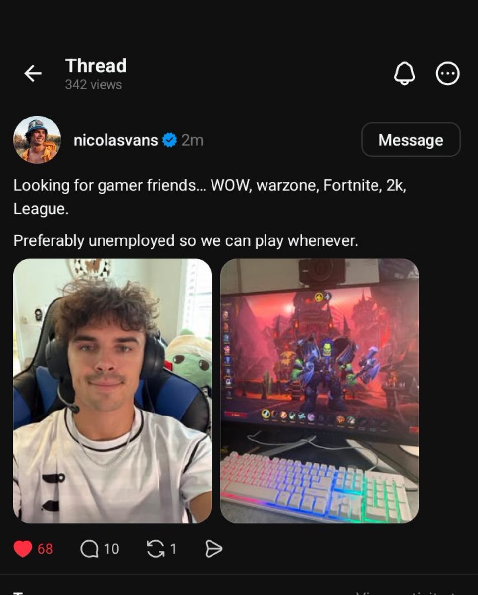 2nd fanbase Nic got a job for u