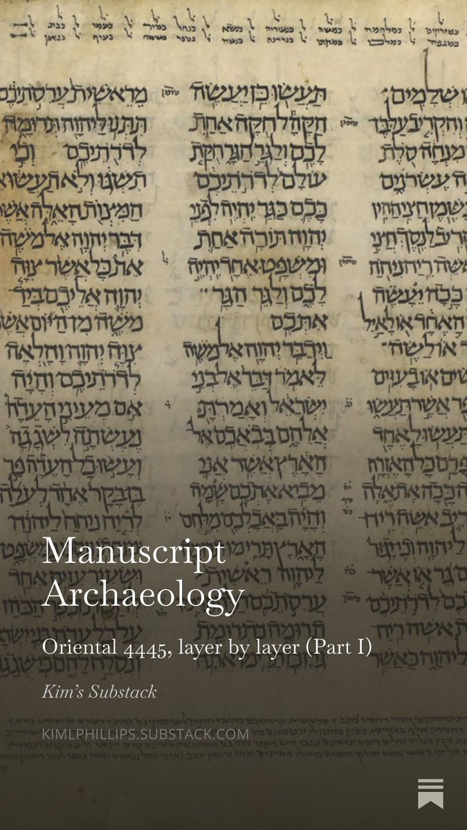 K_L_Phillips's tweet photo. I thought I'd have a go at making some of my current academic writing a bit less stodgy.
So:
See link in profile for the first installment of the action-packed, edge-of-your-seat, nailbiting detective thriller: Murder on the Oriental 4445!
#manuscripts
#masoretictext
#Bible https://t.co/6v8Psg917e