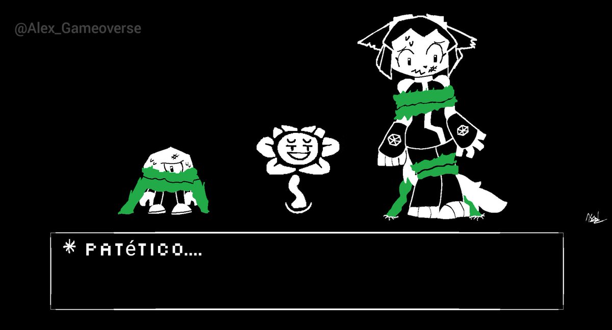 Alex_Gameoverse's tweet photo. Se metieron en el juego equivocado...

(Bodega y Kaboodle en undertale parte 1)

#kitㅤ #gameoverse #Kaboodle #game #undertale #glicht @glitch_prod https://t.co/ncKtZrXm5V