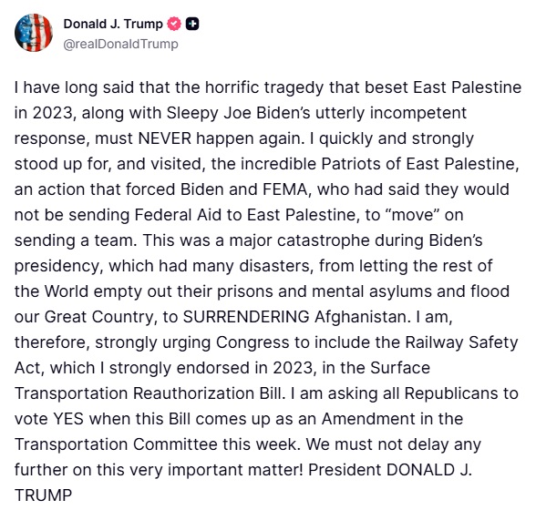 TrumpDailyPosts's tweet photo. 𝗗𝗼𝗻𝗮𝗹𝗱 𝗝. 𝗧𝗿𝘂𝗺𝗽 𝗧𝗿𝘂𝘁𝗵 𝗦𝗼𝗰𝗶𝗮𝗹 𝟱.𝟭𝟵.𝟮𝟲 𝟬𝟱:𝟯𝟰 𝗣𝗠 𝗘𝗦𝗧 https://t.co/0OP17dqBjW