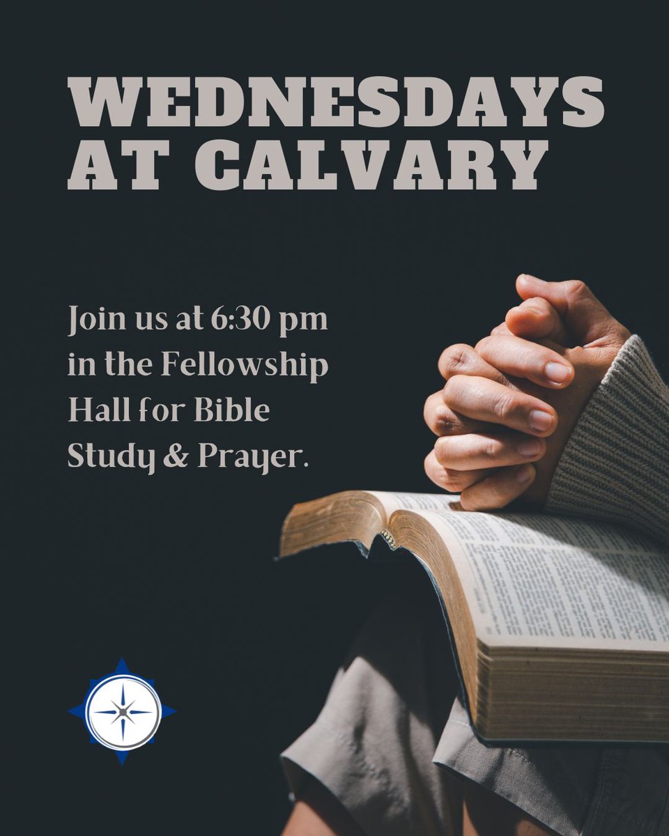calvaryfay's tweet photo. Join us for our weekly Bible Study on Wednesday evenings in the Fellowship Hall. We would love to see you there. Contact us if you have any questions. https://t.co/3EhkFrh3qc
