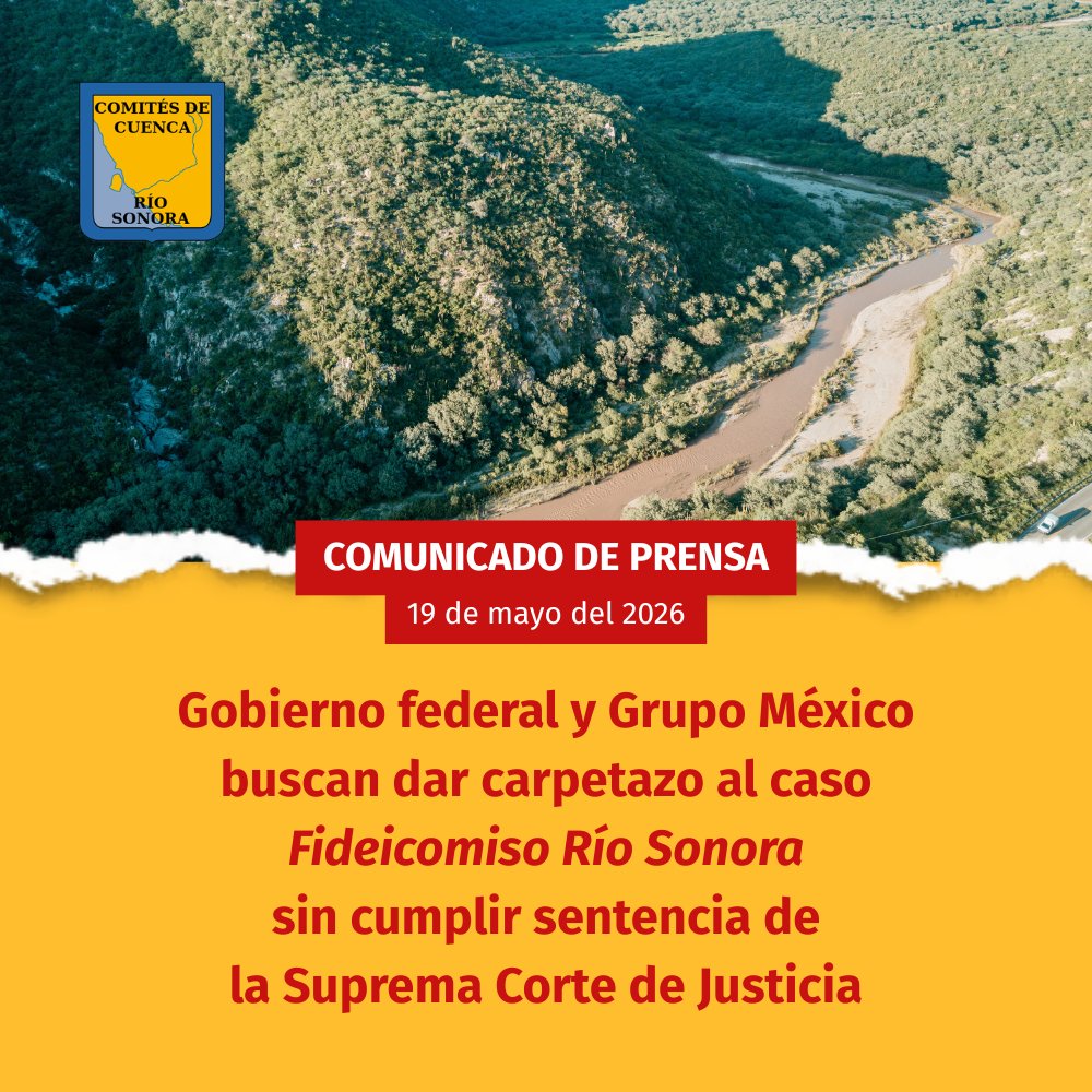 Comités de Cuenca Río Sonora tweet media
