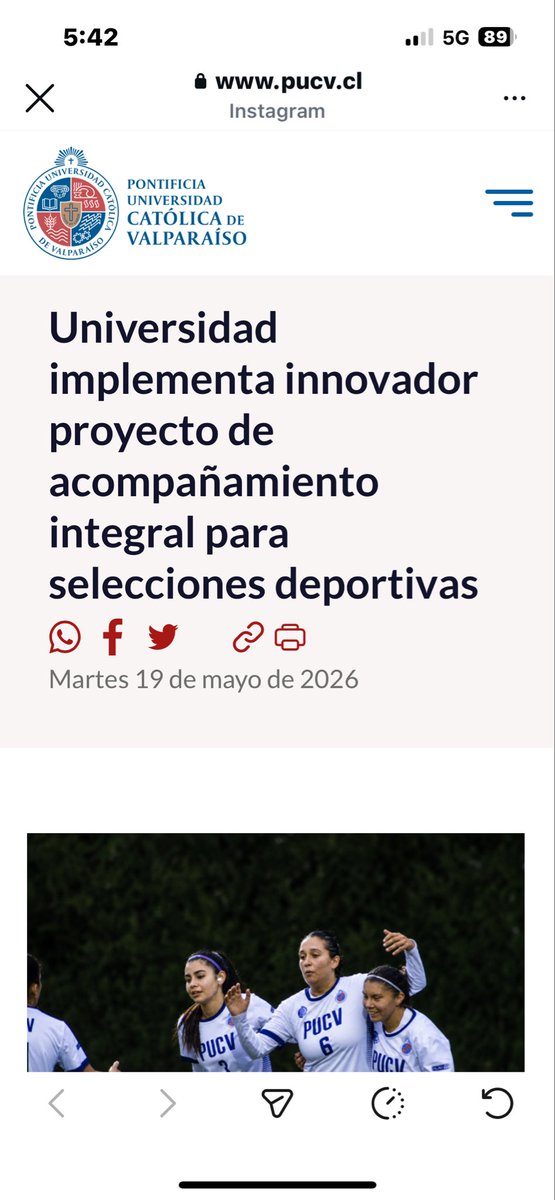 JohanMatiasR's tweet photo. PUCV implementa innovador proyecto de acompañamiento integral para selecciones deportivas. 
 https://t.co/U5gcEVes7B https://t.co/sCsWvLbXob