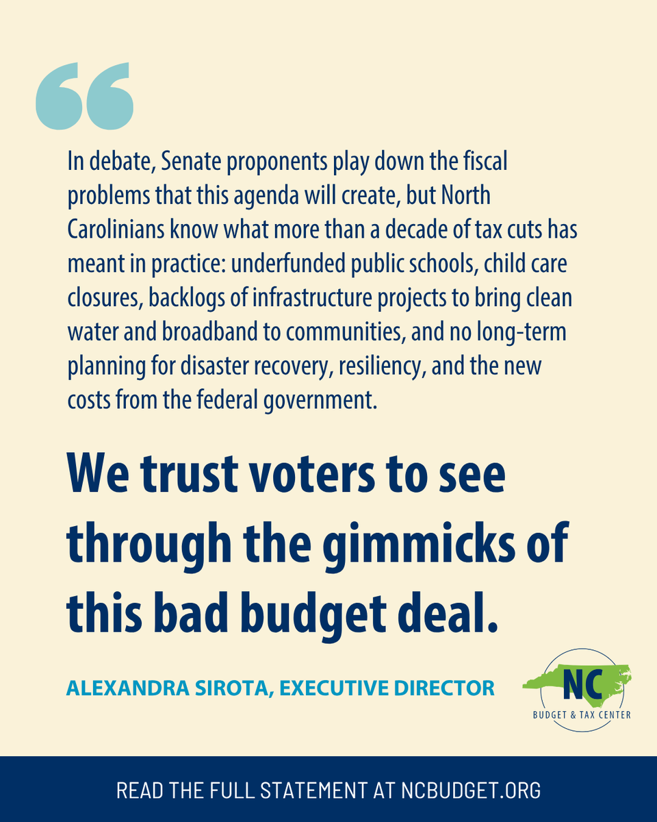NC Budget & Tax Center (ncbudget.bsky.social) tweet media