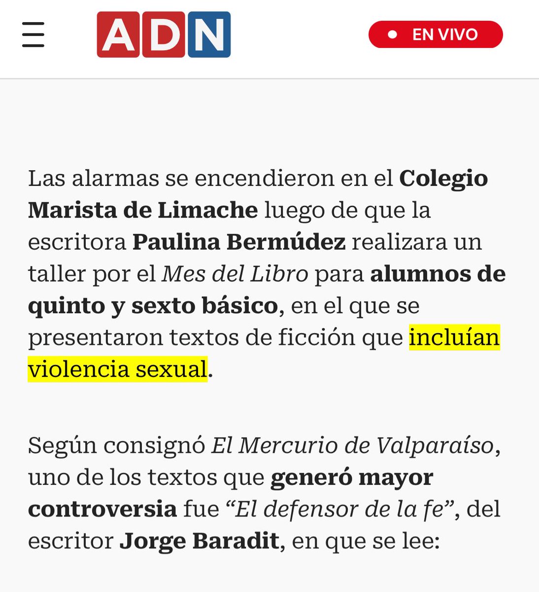 claucortezm's tweet photo. Nótese "no se ajustaron a la edad" ❗
Yo madre/apoderada me querelló contra el imbécil de director por NO FISCALIZAR ni CONTROLAR CONTENIDOS para MENORES DE EDAD 
Dejen de traumatizar a los niños
Fernando Figueroa 
Paulina Bermudez es una sicópata 
Colegio marista Limache https://t.co/QXyjp17Gc0