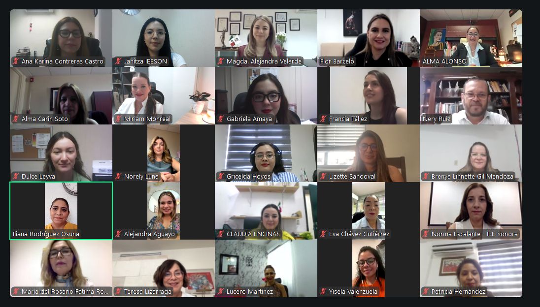 SonoraObserva's tweet photo. 🟣Hoy se llevó a cabo la instalación del Grupo Específico de Trabajo de #VPMRG. En reunión, la Secretaria Técnica @almaalonso19, dio lectura de quienes integran el equipo; el Pdte. @neryruiz del #OPPM designó a la Lic. @anakacont como responsable de los trabajos del mismo. https://t.co/mAXNLS2zMc