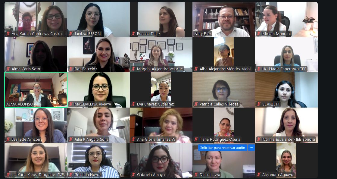 SonoraObserva's tweet photo. ✨Se realizó la instalación del Grupo Específico de Trabajo #Paridad. Durante la reunión, la Secretaria Técnica @almaalonso19 dio a conocer a quienes integran este grupo, y el Pdte. @neryruiz del #OPPM designó a la consejera @florbarcelo11 como responsable de este. https://t.co/hIb8xAs9G2