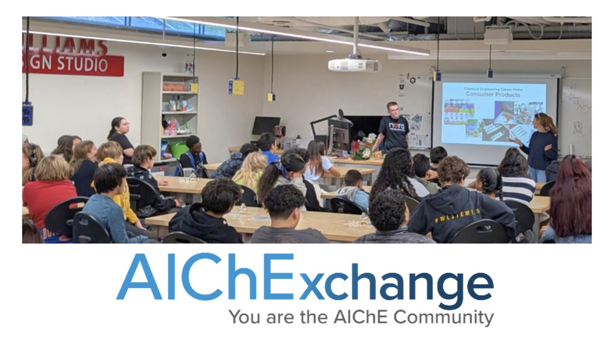 American Institute of Chemical Engineers (AIChE) tweet media