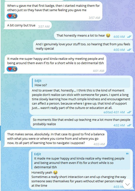 PoHsuanLin's tweet photo. Feels like sharing this because I always say I’ve been lucky to meet some nice people, but I don’t think I’ve ever really put into words why that means so much to me. https://t.co/jjBwZ5tCbQ