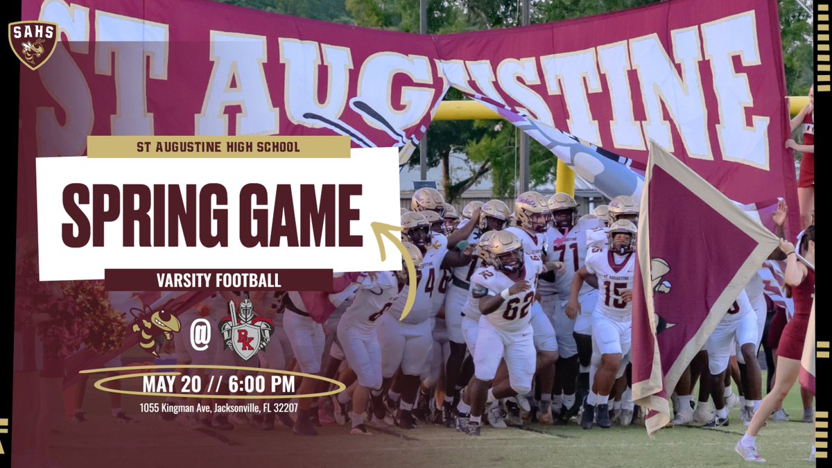 RecruitSAHS's tweet photo. Come out to Jacksonville and watch your Jackets take on Bishop Kenny tomorrow night! #SWARM

Get your ticket here! 👇
🎟️ https://t.co/CbSUeKQgvF https://t.co/2T0a3HlDza