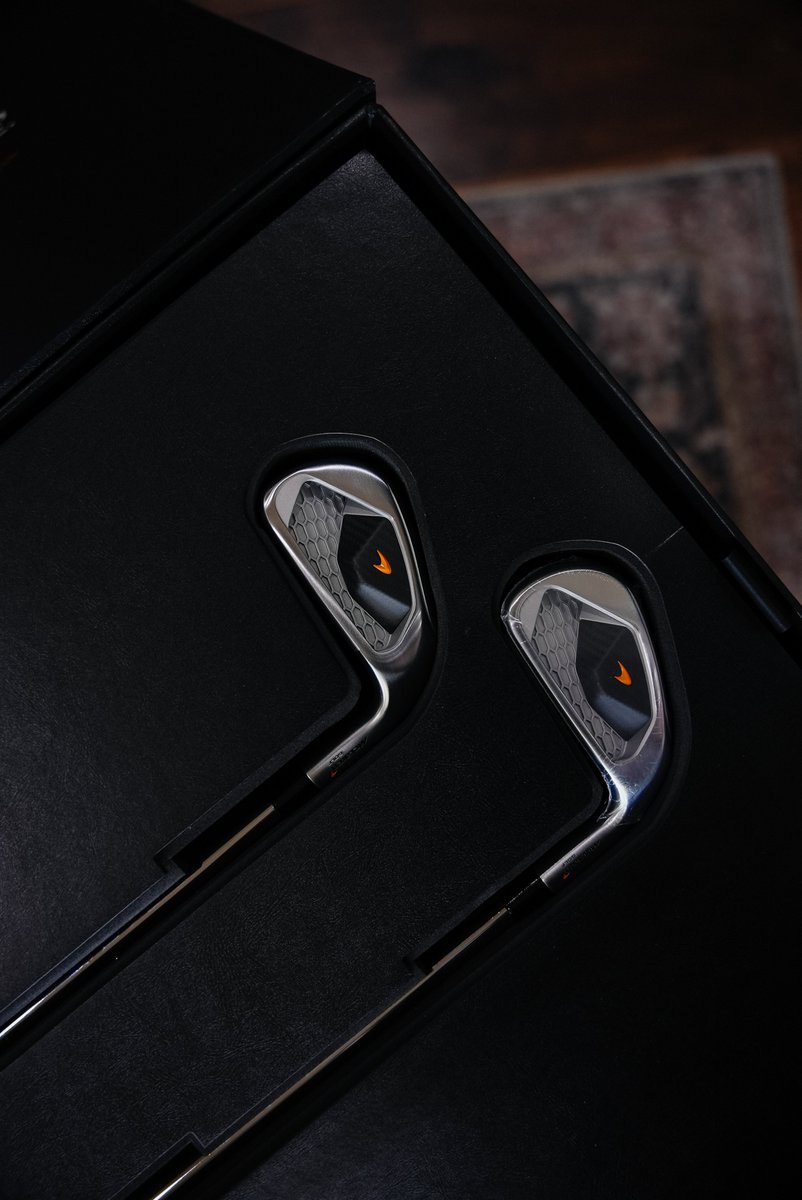 _raymondwill's tweet photo. Unboxing the McLaren Golf Series 3 irons.

First thoughts... They pass the mirror test. It’s kinda wild to think about how different the industry looks and feels in just 6 years. Arguably one of the more jarring shifts in sports culture, honestly.

But what yall think of em? https://t.co/FYMBJnNLOr