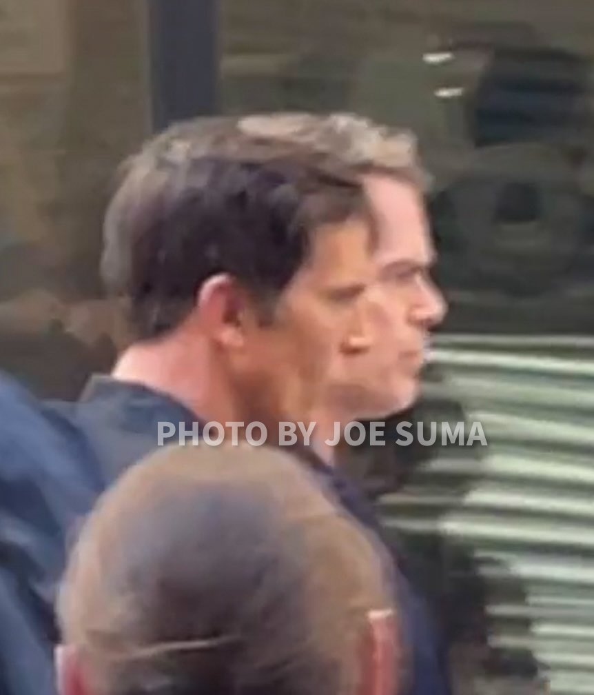 TweetJoeSuma's tweet photo. Michael C. Hall filming Dexter Resurrection in NYC this afternoon!  Desmond Harrington was there too! #dexter https://t.co/OrFT0M3NL7