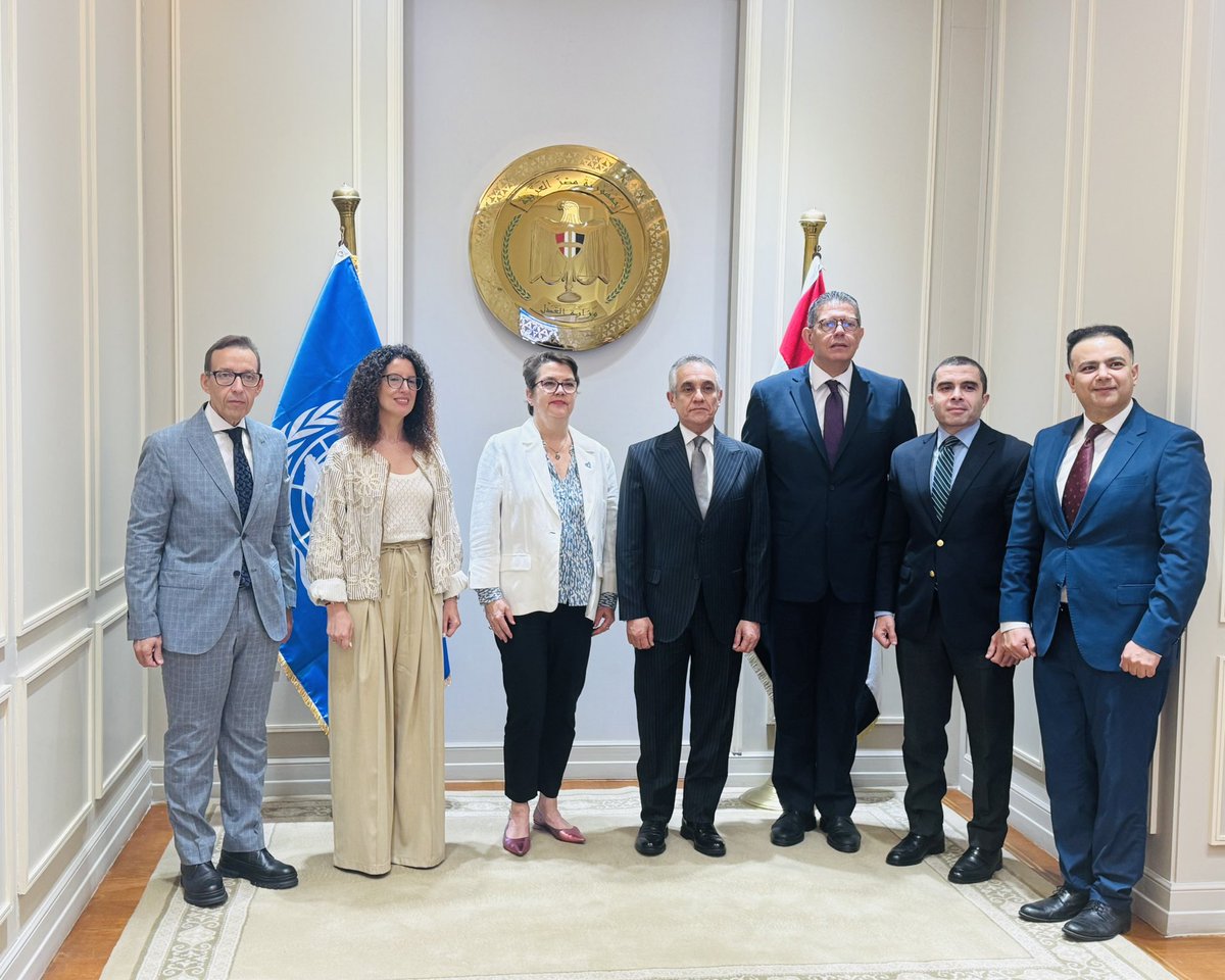 CristinaAlbert4's tweet photo. Promoting fair and accountable criminal justice responses, crime prevention & victim protection is a key pillar of @UNODC_ROMENA  partnership w 🇪🇬 @MfaEgypt @NCCPIMandTIP, Ministry Justice, Cassation Court. @UNODC_ROMENA committed to continue working w 🇪🇬 investing in justice and rule of law.
