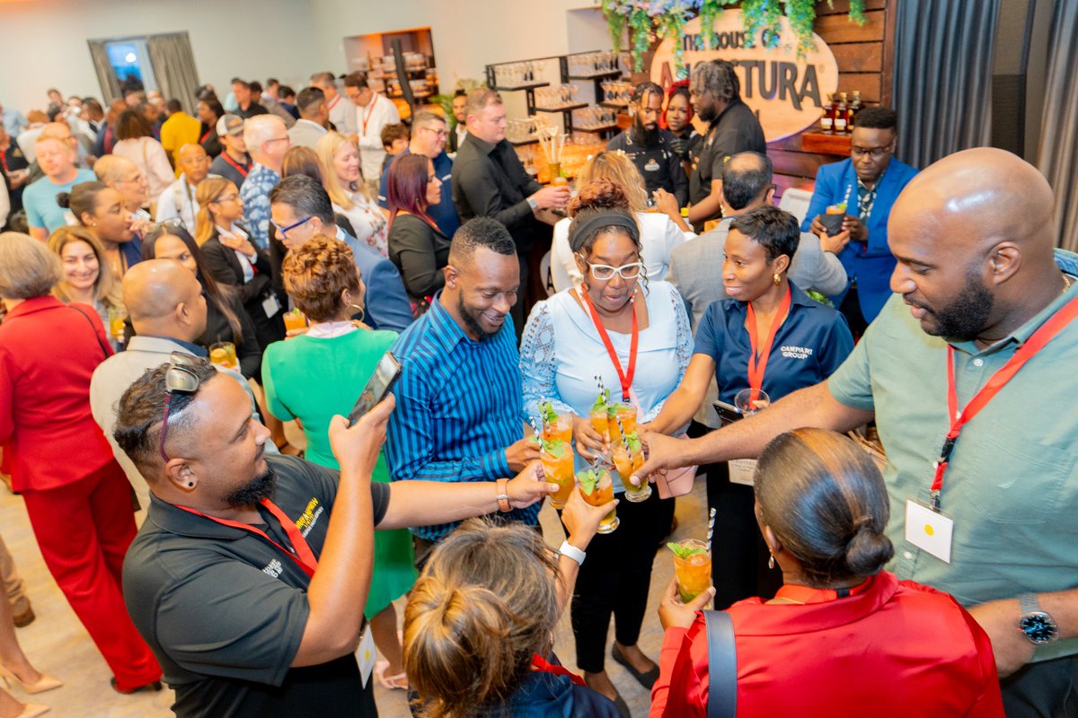 Angosturatt's tweet photo. Angostura in collaboration with the West Indies Rum and Spirits Producers’ Association (WIRSPA) and Omnifission hosted a cocktail reception for over 100 regional and international delegates attending the WIRSPA Supplier Showcase and Technical Conference. 

The delegates included rum and spirits producers, suppliers, technical experts and industry partners and it was a great opportunity to reconnect with long-standing partners, build new relationships and celebrate the shared passion that drives the rum and spirits sector forward. 

The Minister of Trade, Investment and Tourism, Senator the Honourable Satyakama Maharaj delivered the feature address at the cocktail reception.