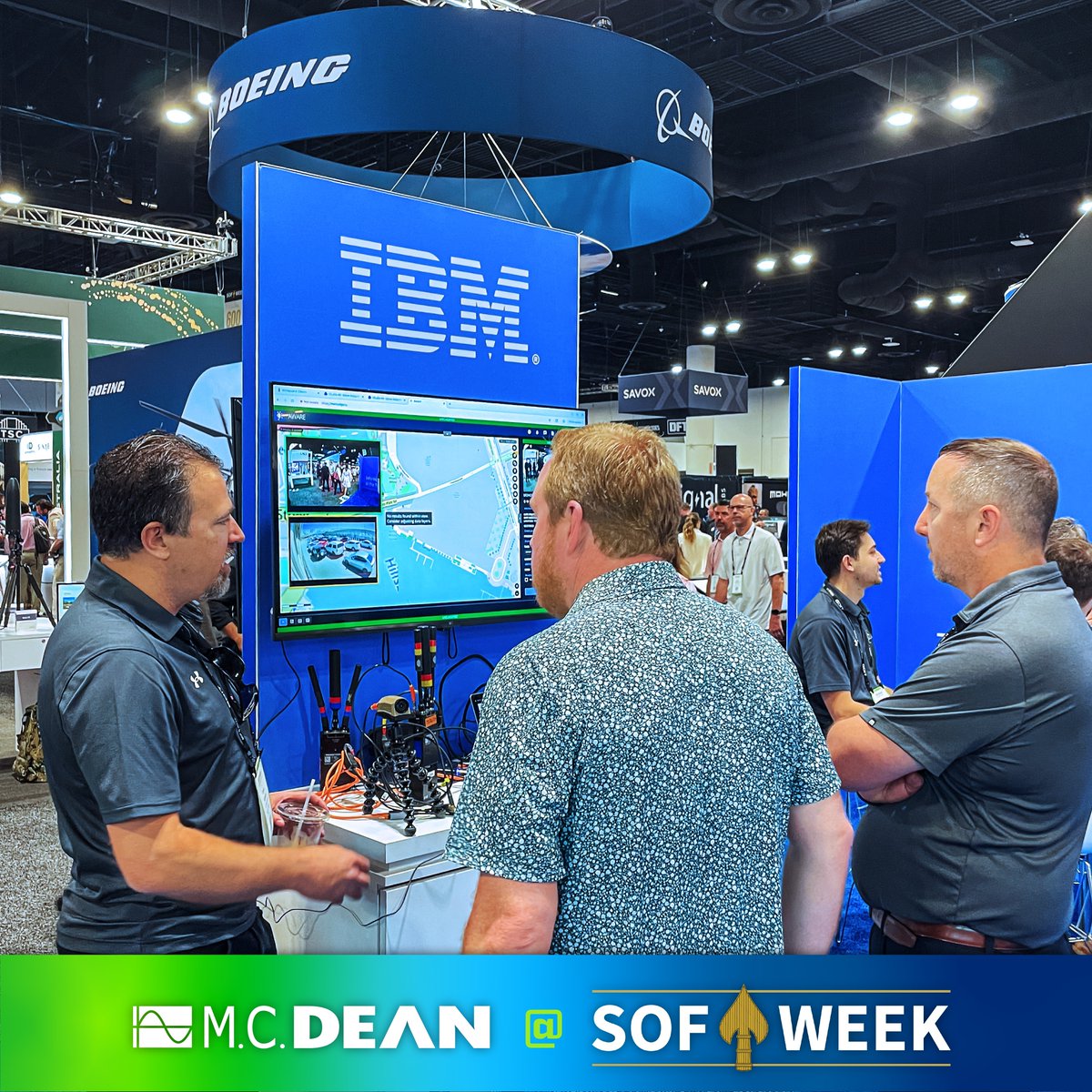 mcdean's tweet photo. M.C. Dean is at #SOFWeek2026 engaging in conversations focused on mission readiness, resilient infrastructure, and integrated systems that can adapt in real time. From forward-deployed infrastructure to secure, AI-enabled technologies, the focus remains on supporting SOCOM with reliable capabilities that strengthen operational effectiveness in complex environments with our people and the mission always at the center.