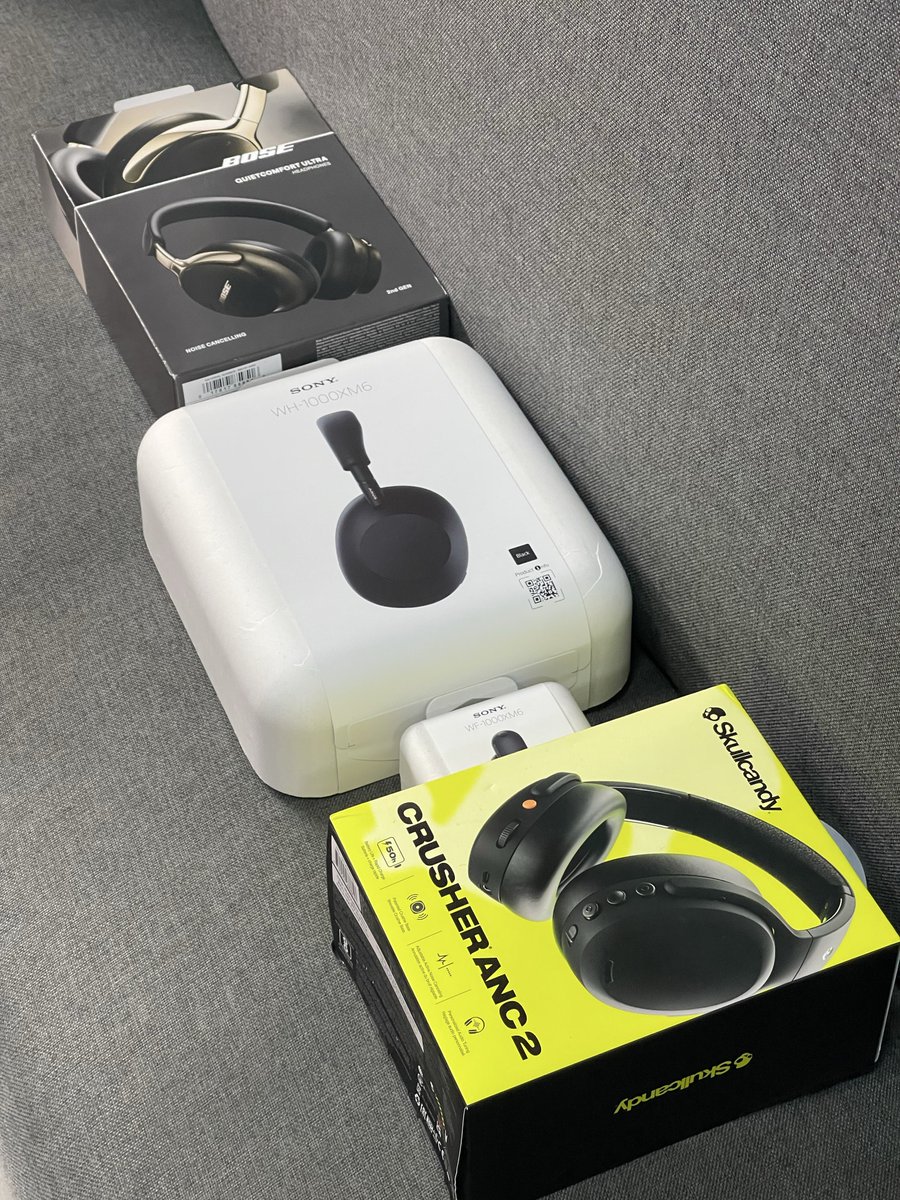 c4seriesgadgets's tweet photo. RESTOCK ALERT
*SONY WH-1000XM6 590k
SONY WF-1000XM6 480k
BOSE QUIETCOMFORT ULTRA 2ND GEN 630k
SKULLCANDY CRUSHER ANC 2 * 350k
BUY NOW
@c4seriesgadgets
#c4seriesgadgets #c4seriesaccessories https://t.co/HPVKczN97H