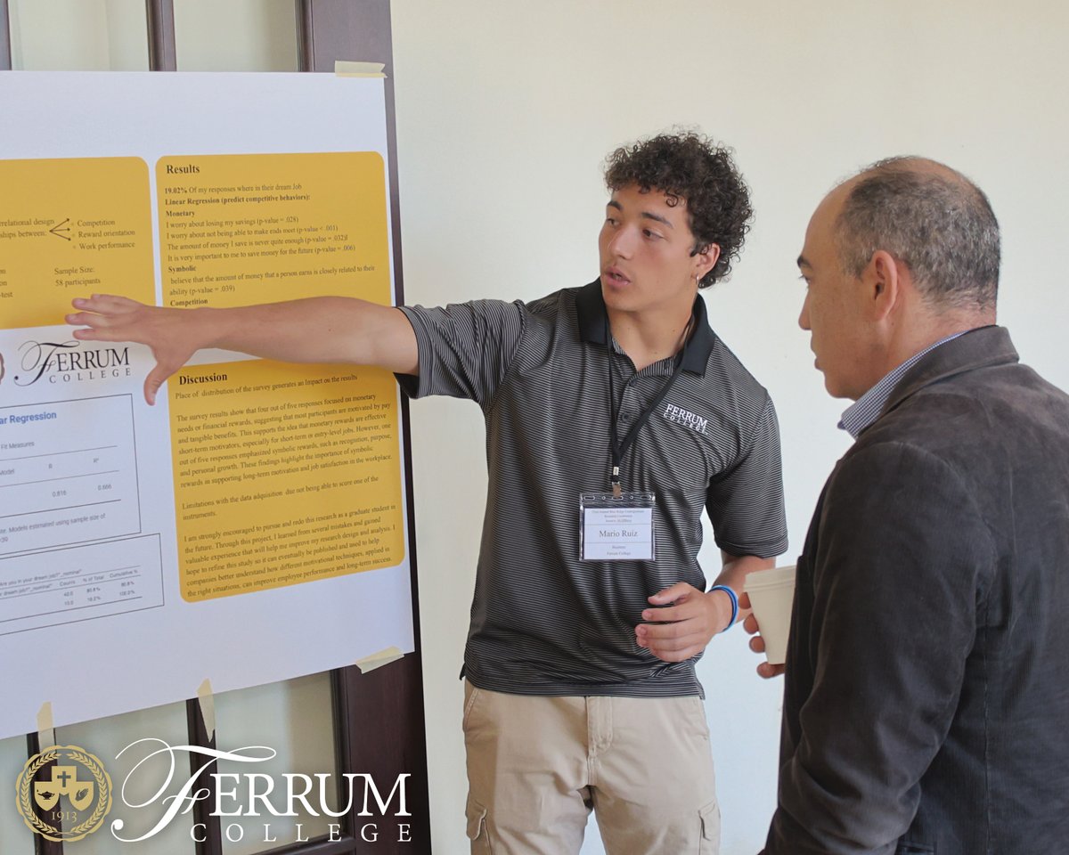 FerrumCollege's tweet photo. Next up on the Panther Trail:

Ferrum College hosted the Blue Ridge Undergraduate Research Conference on April 3, 2026.

To read more, go to https://t.co/af0BazjoWN 

#FerrumRising https://t.co/QIwLXo4EKd