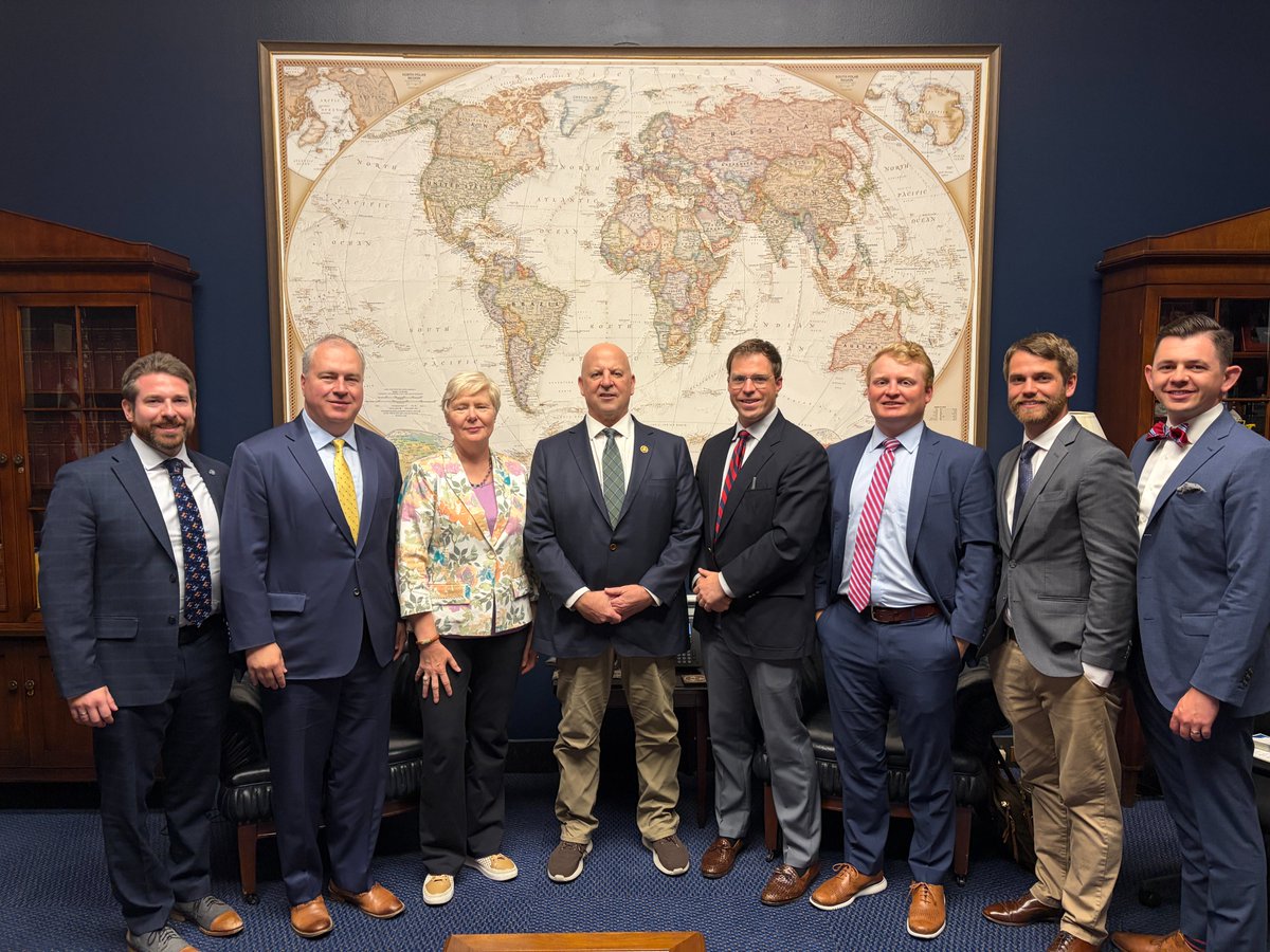 TNChamber's tweet photo. Members of the Tennessee Chamber’s Infrastructure Advisory Council Steering Committee recently traveled to Washington, D.C. for Infrastructure Week to meet with Congressman Scott DesJarlais and Congressman David Kustoff to discuss the importance of strengthening Tennessee’s infrastructure to support economic growth, workforce development, and thriving communities across our state.

We appreciate the opportunity to continue these important conversations and advocate for infrastructure investments that keep Tennessee moving forward.