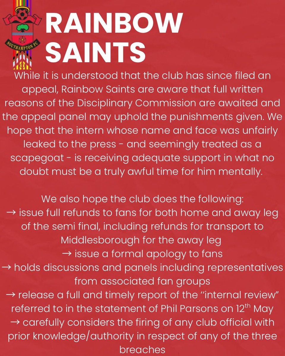 Rainbow Saints tweet media