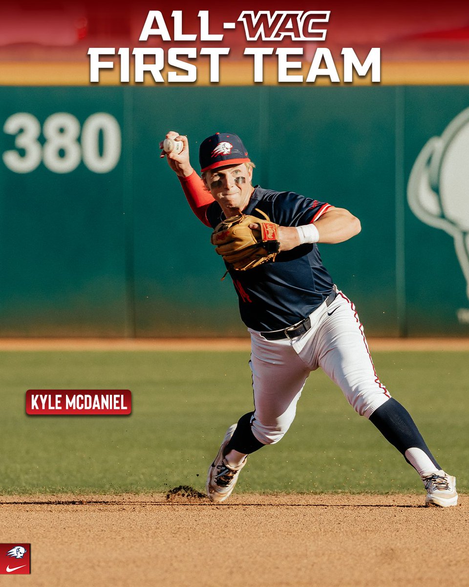 UtahTech_BASE's tweet photo. Congrats to our THREE First Team All-WAC selections!
First Team - Ty Johnsen
First Team - @KroepelRyan 
First Team - Kyle McDaniel
📰 - https://t.co/abjMeKTKzv
#UtahTechBlazers https://t.co/OHstTIHbLf