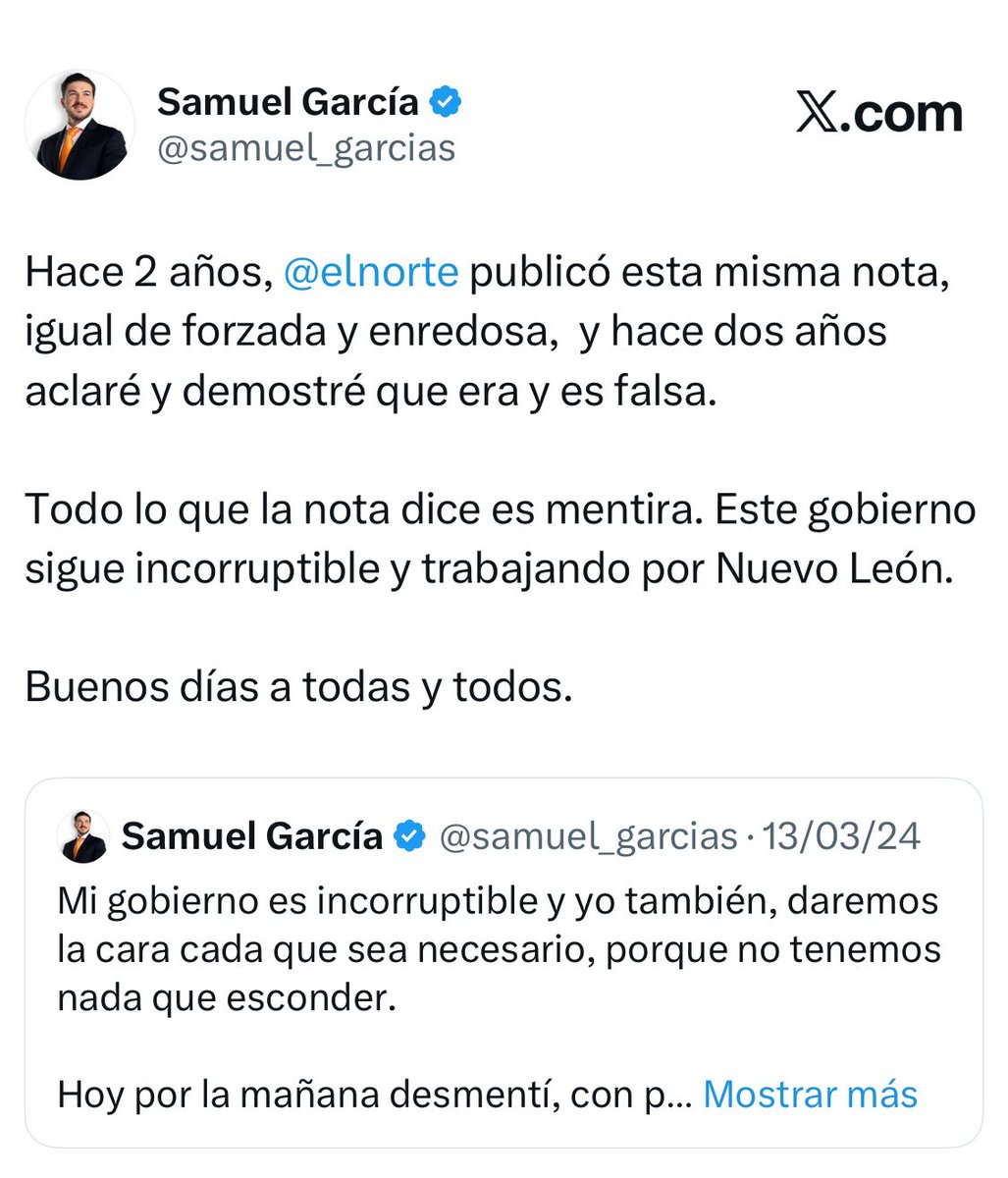 Andrés Clariond R tweet media