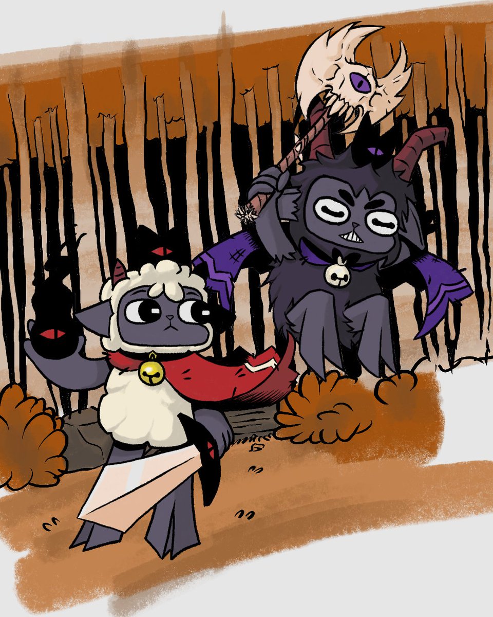 OctoPipe's tweet photo. .A #cultofthelamb #fanart it was fun to make. It has a lore inaccuaricy, but I decided to keep it in the end.

#digitalartㅤㅤㅤㅤ https://t.co/LpiND6YLK1
