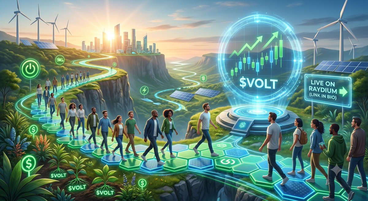 VoltaneOfficial's tweet photo. Early entry is key. Voltane ($VOLT) on Solana merges clean energy & community. We try to move forward. Support us! Check the live chart below & join early! ๐๐
https://t.co/vhDuk4sq7j
$VOLT #Voltane #Solana #SolanaGems #DexScreener #Raydium #CleanEnergy #Crypto https://t.co/RAMfBqU8L2
