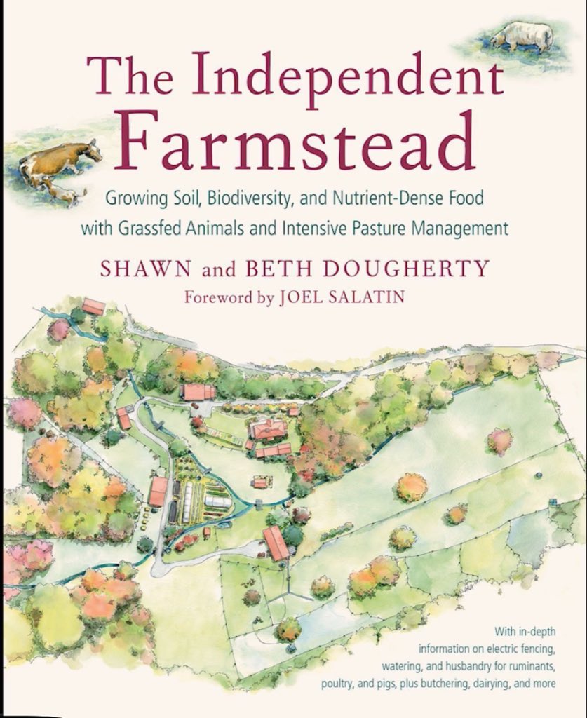 sovernTranch's tweet photo. Me being the grifter conman that I am, I’m going to recommend someone else’s book that I make absolutely $0 dollars from

If you havent read The Independent Farmstead or the One Cow Revolution by Shawn and Beth Daugherty, I highly recommend both

Learn how the farm feeds the farm https://t.co/h8i3OuGYgw