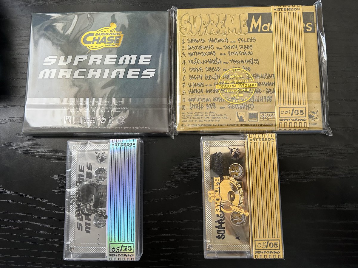 jubei208's tweet photo. 🫡 @barsoverbs @ITS067RED @actionfigure973 @THEHIDDENCHARA1 "SUPREME MACHINES" #CDS #CASSETTES

EXCLUSIVE #BARSOVERBS CHASE VARIANT
#GOLD
#BUCK50
#ALTERNATE
#DIGIPAK
#OBI

🎨 @dyer_dyer

EXEC. PROD #1000WORDS

#067RED #ACTIONFIGURE #THEHIDDENCHARACTER #CDYERARTANDDESIGN #WIKIHHDG https://t.co/DCUhZDu2Bz