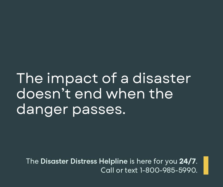 Disaster Distress Helpline tweet media
