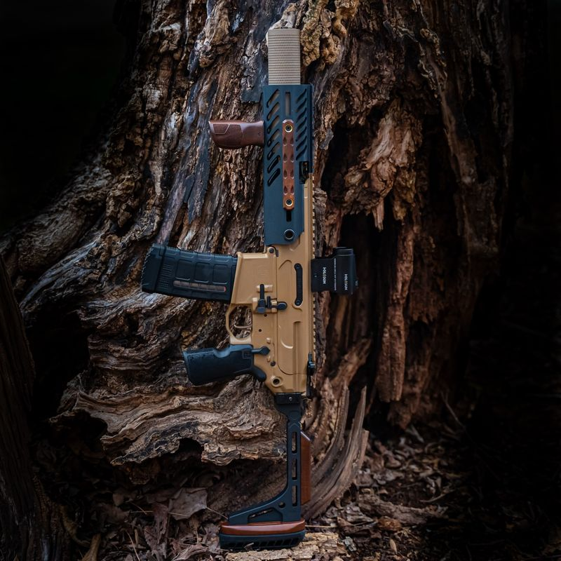 FirearmsNewsMag's tweet photo. WOOX Outdoor Turning up the the heat on Accessories now! Check out their Forty-Seven Edge Stock and Fore End Grip. Looks great! #Wooxoutdoor #eyecatching #lookinggood https://t.co/W8QhXqK9a8