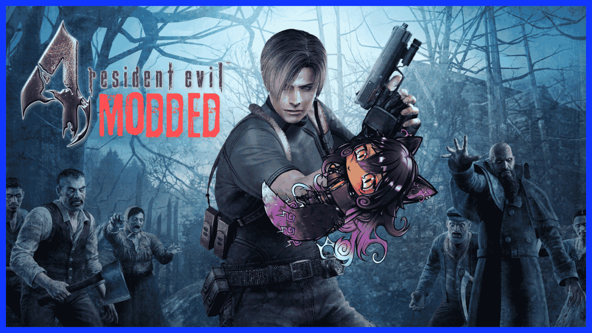 ChibiOkamiVT's tweet photo. We are doing MODDED Resident Evil 4… BUT I have NO idea what mods are being installed!

Ya'll get to submit mods for the game and I won’t know what’s waiting for me until I load in and suffer live

Submit whatever your little gremlin hearts desire.
Submission form below ⬇️ https://t.co/Ma492JslI4