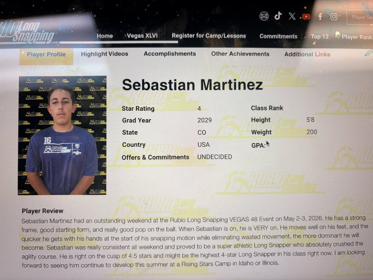 Sebastian Martinez 4⭐️ LS tweet media