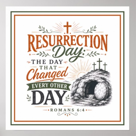NickOlahJohn's tweet photo. One day changed every other day. Resurrection Day The Day That Changed Every Other Day https://t.co/MCIbN43bzo
This resurrection christian quote poster is Easter faith art for each believer who lives from the power of the empty tomb daily #ResurrectionDay #ChristianQuote #Easter https://t.co/4ehugJGQWx