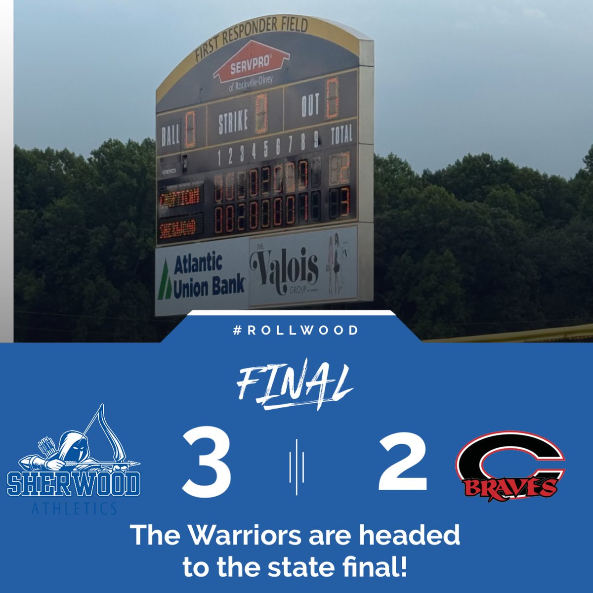 Sherwood Athletics tweet media