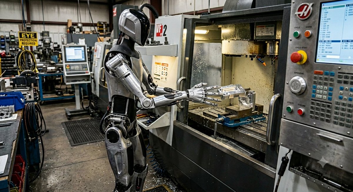 Savant3D's tweet photo. At first humanoids could interface with MES (manufacturing execution systems) the way humans do (keyboard, mouse). But the interaction layer will shift towards APIs over WiFi. Humanoids will be able to complete work order operations just by thinking.
https://t.co/l8s8ecdBKj https://t.co/OEas6Vf5qh
