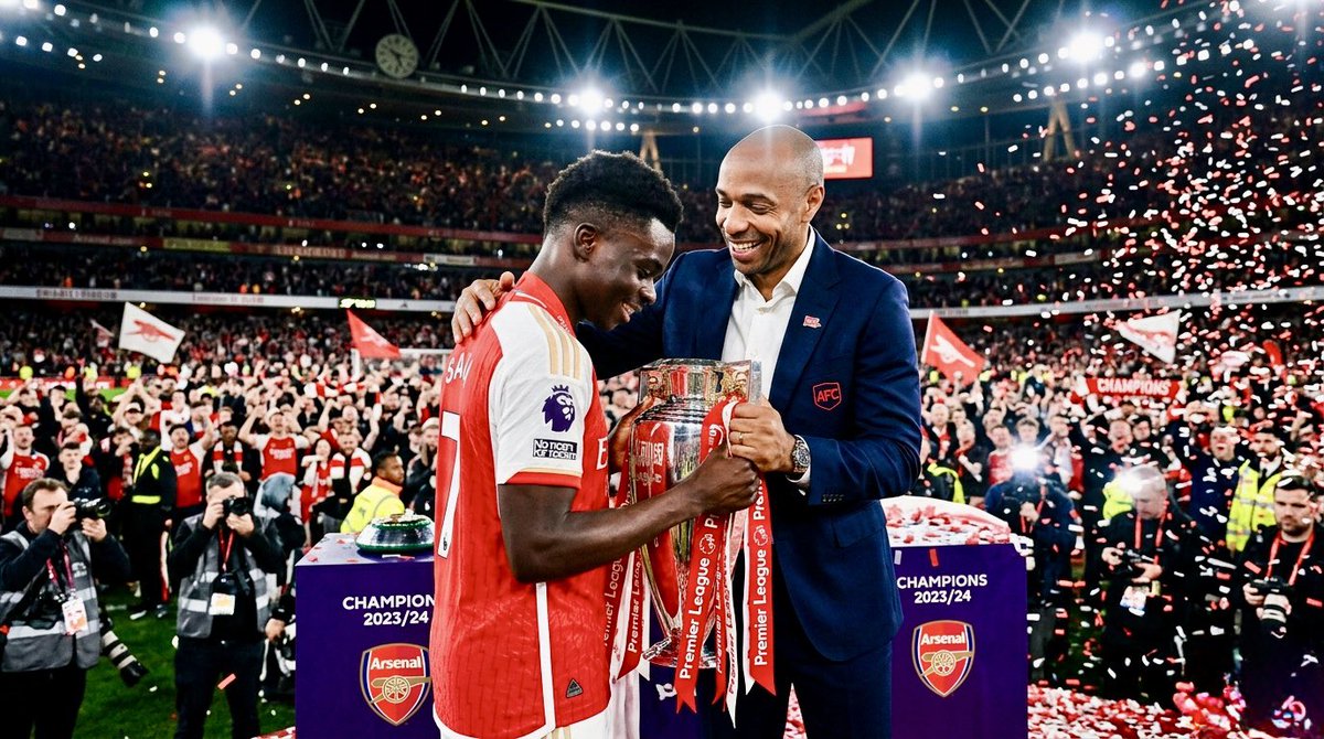 GeoffSong's tweet photo. @piersmorgan @m8arteta Henry to Saka = Champions 🏆 https://t.co/Qb9Xil8jtC