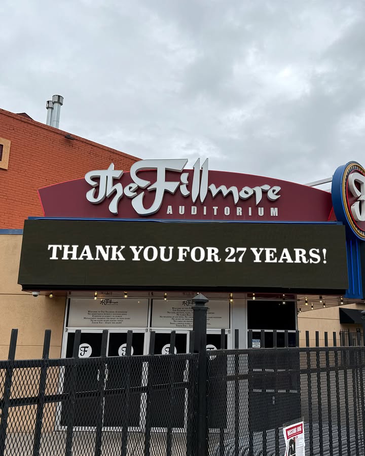 Fillmore Auditorium tweet media