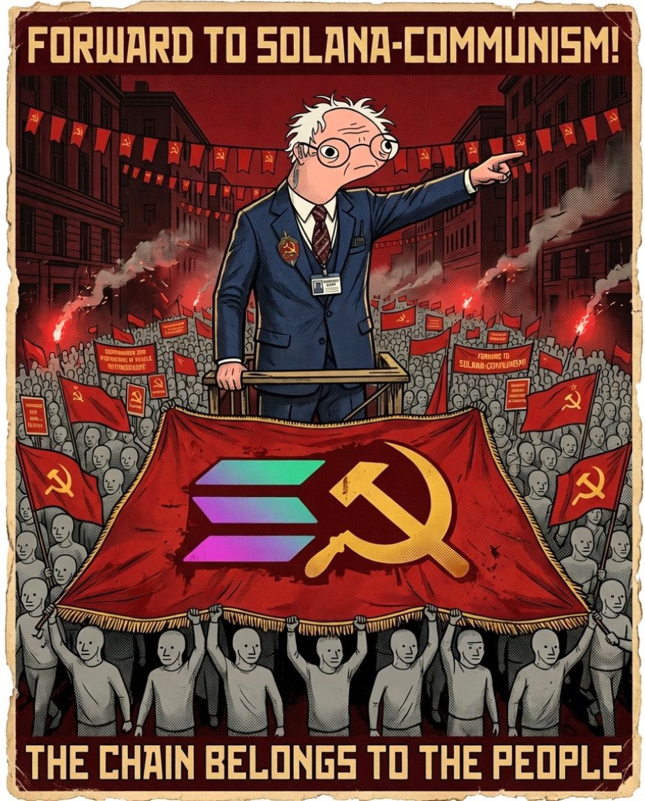 B0NKONOMICS's tweet photo. @CoinMarketCap Straight to the gulag, for the collective good. Only on Solana. solana:CGEDT9QZDvvH5GmVkWJH2BXiMJqMJySC9ihWyr7Spump https://t.co/kyZjwnNUak